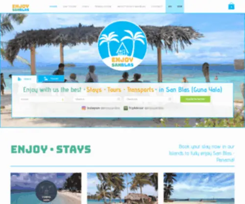 Enjoysanblaspanama.com(Guna Yala)) Screenshot