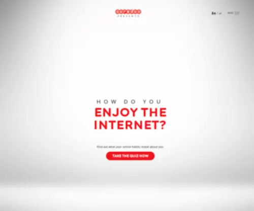 Enjoytheinternet.com(How Do You Enjoy The Internet) Screenshot