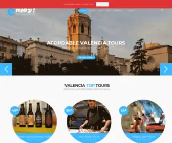 Enjoyvalenciatours.com(Enjoy Valencia Tours) Screenshot