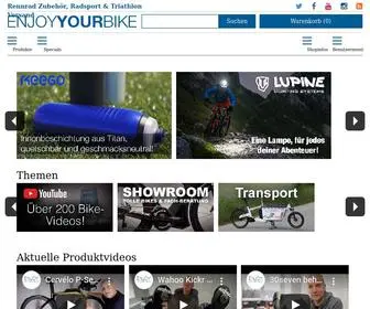 Enjoyyourbike.com(Rennrad & Zubehör) Screenshot