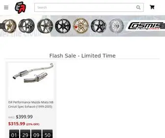 Enjukuracing.com(Nissan Aftermarket Parts) Screenshot