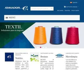 Enkador.com(Fibras sintéticas) Screenshot