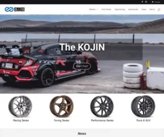 Enkei.com(Enkei Wheels) Screenshot