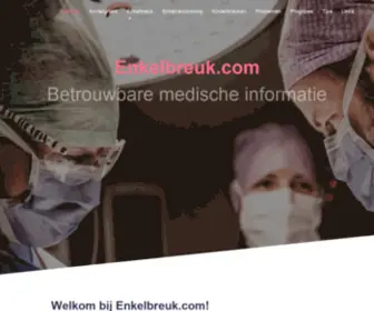 Enkelbreuk.com(Welkom) Screenshot