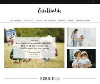 Enkelkind.de(Experten-Tipps und Erfahrungsberichte für Großeltern) Screenshot