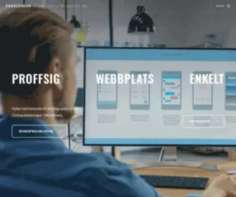 Enkelsidan.se(Enkelsidan webb och utbildning AB) Screenshot