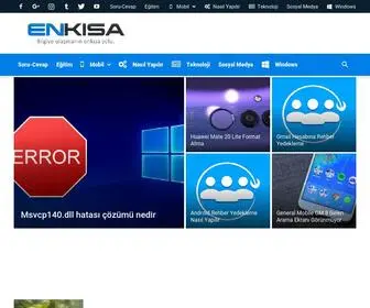 Enkisa.com(En Kısa) Screenshot
