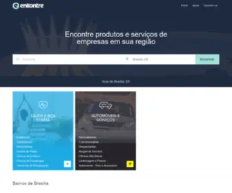 Enkontre.com.br(Guia de Brasília. Encontre produtos e serviços de empresas em Brasília DF (Distrito Federal)) Screenshot