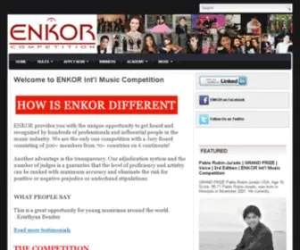 Enkorcompetition.com(Piano and Violin) Screenshot