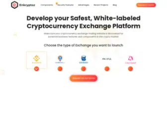 Enkryptoz.com(Cryptocurrency Exchange Script for Starting Bitcoin exchange Business) Screenshot