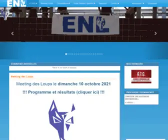 ENL-Natation.be(ENL Natation) Screenshot