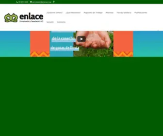 Enlacecc.org(ENLACE A.C) Screenshot