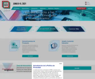 Enlaceexpopack.com.mx(Evento Online para la Industria de Envasado) Screenshot