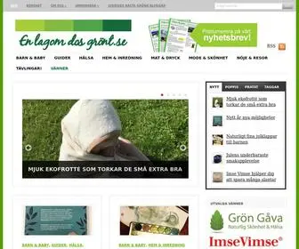 Enlagomdosgront.se(En lagom dos grönt .se ) Screenshot