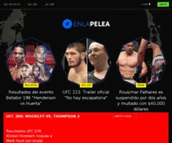 Enlapelea.com(En la Pelea) Screenshot
