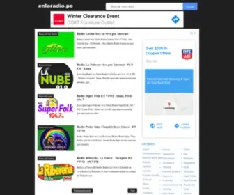 Enlaradio.pe(Radios en vivo de Peru) Screenshot