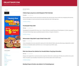 Enlastshop.com(Media Informasi Promo Produk Terpopuler) Screenshot