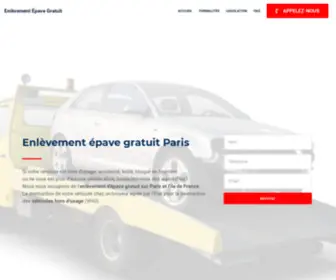 Enlevement-Epave-Gratuit.fr(Enlevement Epave Gratuit) Screenshot