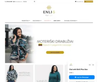 Enli5.lt(Lietuviški didelių dydžių drabužiai moterims. ENLI·5) Screenshot