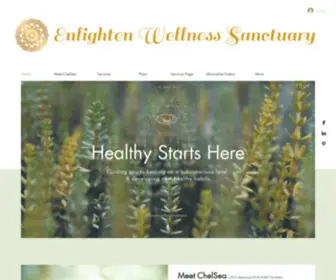 Enlighten-Wellness-Sanctuary.org(Energy Healing) Screenshot