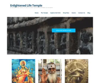 Enlightenedlife.org(Enlightened Life Temple) Screenshot