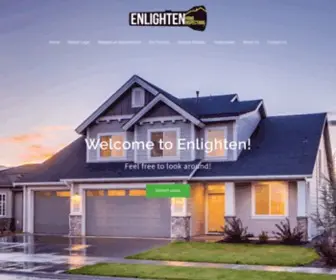 Enlighteninspections.com(Raising the standard on residential and commercial property inspections) Screenshot