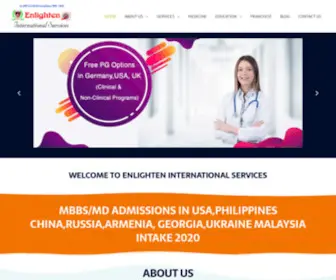 Enlighteninternationalservices.com(Enlighten International Services) Screenshot