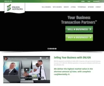 Enlign.com(ENLIGN Business Brokers) Screenshot