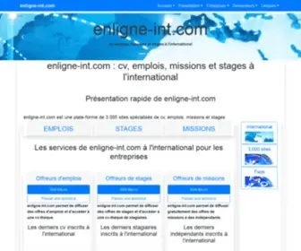 Enligne-INT.com(Enligne INT) Screenshot