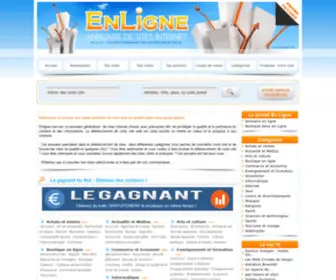 Enligne.com(Annuaire internet en ligne) Screenshot