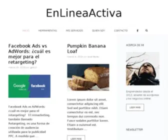 Enlineaactiva.com(Blogging & Marketing Digital) Screenshot