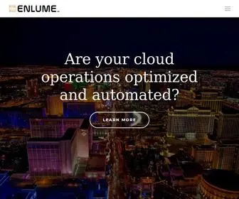 Enlume.com(AWS Cloud & Data Analytics Services for Enterprises) Screenshot