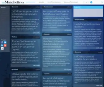 Enmanchette.ca(Actualité) Screenshot