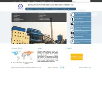 Enmasgb.com(Enmas GB Power Systems Projects Limited) Screenshot