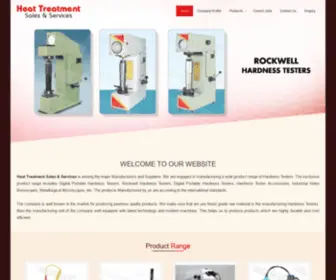 Enmatest.co.in(Hardness Testing Machine manufacturers) Screenshot