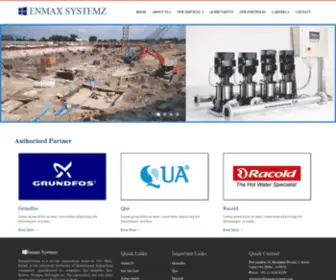 Enmaxsystemz.com(Enmax Systemz) Screenshot