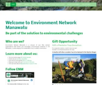 ENM.org.nz(Environment Network Manawatu) Screenshot