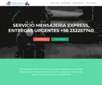Enmotovoy.cl(Servicio Mensajeria) Screenshot
