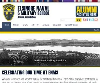 Enmsalumni.org(Connecting Cadets & Sharing News) Screenshot