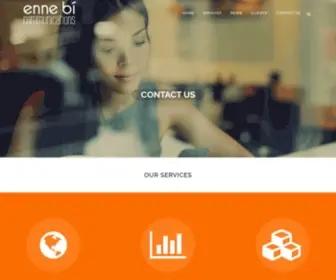 Ennebicommunications.com(Enne Bi Communications) Screenshot