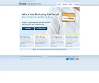 Ennect.com(Marketing Software) Screenshot