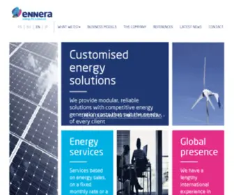 Ennera.com(Generación de energías renovables) Screenshot