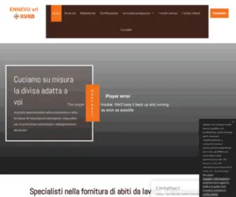 Ennevu.com(Produzione abbigliamento da lavoro e DPI) Screenshot