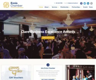 Ennischamber.ie(Ennis Chamber of Commerce) Screenshot