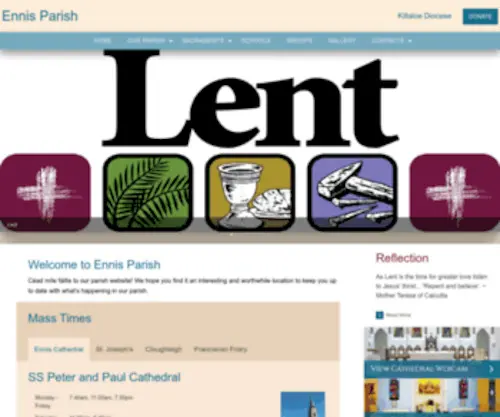 Ennisparish.com(Ennis Parish) Screenshot