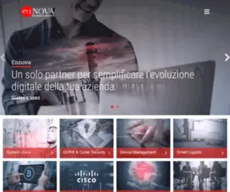 Ennova.it(Ennova il tuo partner per la Trasformazione Digitale) Screenshot