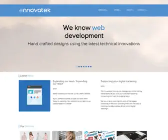 Ennovatek.com(Website design and development) Screenshot