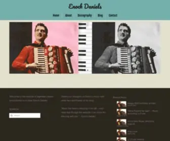 Enochdaniels.com(Legendary piano) Screenshot