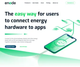 Enode.io(API to connect EVs and energy assets to apps) Screenshot