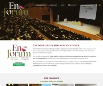 Enoforum.eu(Congresso Viticoltura Enologia) Screenshot